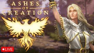 Ashes of Creation Gameplay Alpha 2 | Cleric Templar Main | Exciting New MMORPG 2025