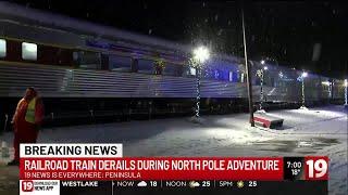 Cuyahoga Valley Scenic Railroad train derails during final North Pole Adventure ride