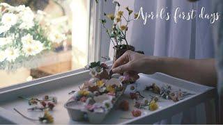 April's first days, carrot cake and some Easter decoration 