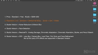 DaVinci Resolve 101: DaVinci Resolve Essential Beginners Guide - Standard vs Studio version of Resol
