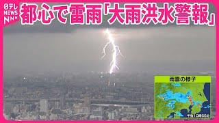 【東京･埼玉などに｢大雨洪水警報｣】埼玉県庁に“落雷”か？  羽田空港では地上の全作業を停止