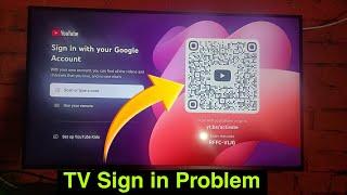 Youtube sign in problem tv smart tv | Sumsung Tv