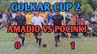 SEMAKIN GILA GOLKAR CUP 2 AMADIO VS POCINKI