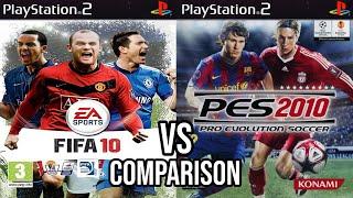 FIFA 10 Vs PES 2010 PS2