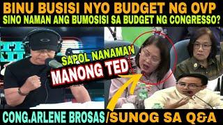 TED FAILON/ NAG TATANONG KAYO SA BUDGET NG OVP/SINO NAMAN ANG NAG TATANONG NG BUDGET SA CONGRESO?