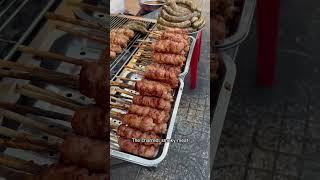 Vietnamese BBQ Sausage | Nem Nướng #shorts #vietnamesefood #vietnamesecuisine #bbq #streetfood