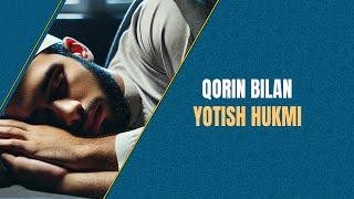 Qorin bilan yotish hukmi