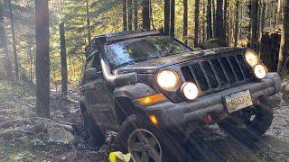 JEEP LIBERTY KJ OFFROAD | STAVE LAKE | NEW HIDDEN TRAIL EXPLORE