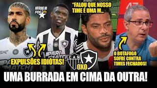 UM SHOW DE BURRADAS! EXPULSÕES IMBECÍS, ESCALAÇÃO ERRADA, E O BOTAFOGO PARA EM MAIS UMA RETRANCA!