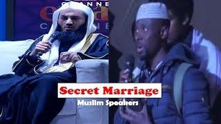 Is a Secret Nikah Valid? - Ask Mufti Menk - 2018