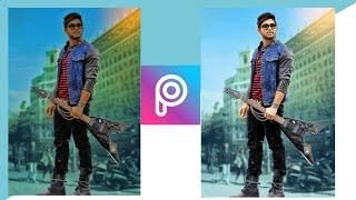 Allu Arjun photo editing in PicsArt | PicsArt photo editing by vivek tech