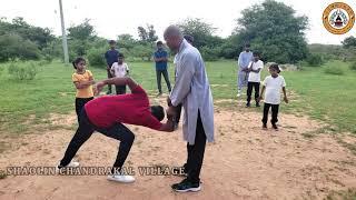 Authentic Traditional Shaolin Kungfu Training now in Chandrakal Village Nagarkurnool District