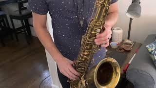 1960's Dukoff Transitional Tenor Saxophone Mouthpiece Demo, www.dcsax.com