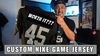 IS A CUSTOM NIKE NFL GAME JERSEY WORTH IT???  | CUSTOM NIKE GAME JERSEY REVIEW |