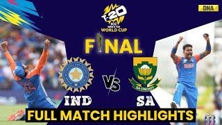 IND Vs SA Highlights Full Match: Team India Become Champions I T20 World Cup 2024 Final Highlights