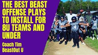 The Best Beast Offense Plays To Install For 8U Teams and Under.