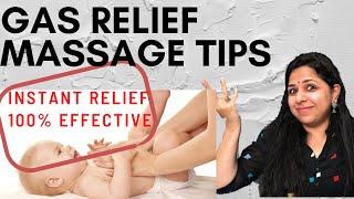 How to do - Baby tummy massage for gas relief?