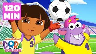 Dora the Explorer’s Daring Sports Rescues ️️ Let's Play Outside for 120 Minutes | Dora & Friends