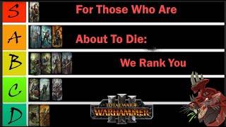 All Factions Light Infantry Tierlist! Total War Warhammer 3