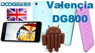 Doogee valencia DG800 video test by GLG