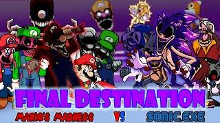 Final Destination but its Mario's Madness vs Sonic.exe