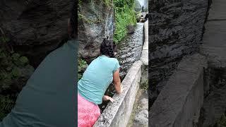 Paceo cascadas de  peguche Otavalo Ecuador #mia #sarita 