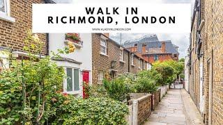 Richmond, London Walk | Richmond Green | Thames Path | Richmond Park | Ham House | The Quadrant