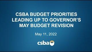 CSBA Budget Priorities