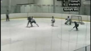 Hockey Goalie Highlight Saves - Goalie In white