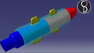 how sleeve and cotter joint animation