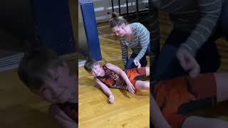 Mom vs son Wrestling match