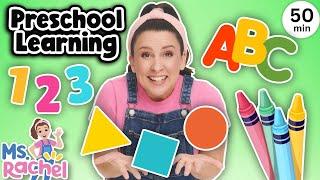 Preschool & Toddler Learning Video with Ms Rachel - Learn Shapes, Letters, Numbers, Colors & More