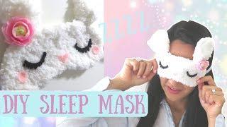 DIY Sleep Mask   ADORABLE Bunny Eyemask
