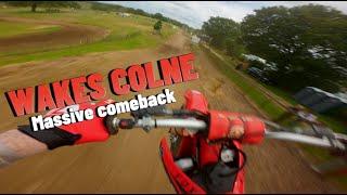 WIDE OPEN 125 RACING at WAKES COLNE | Massive Comeback