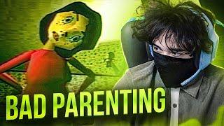 ROSTIKFACEKID ИГРАЕТ В КРИПОВЫЙ ХОРРОР Bad Parenting | UGLYFACEKID