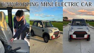 MINI ELECTRIC CAR UNWRAPPING(VIRAL MINI CAR)