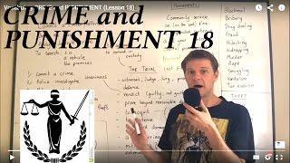 Vocabulary CRIME and PUNISHMENT (Lesson 18)