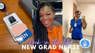 Week in the life of a new grad nurse| orientation, first week, adjusting to being an RN