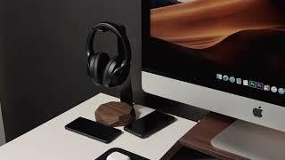 2 in 1 Headphone Stand with wireless charger