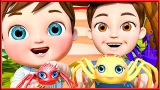 Itsy Bitsy Spider Nursery Rhyme | Kids Songs |  - Banana Cartoon Preschool Sign Language