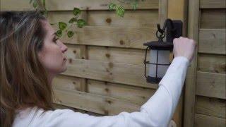 Techmar Callisto Garden Wall Light - Easy To Install Plug & Play