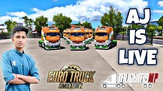  ETS2 LIVE | TRUCKERSMP LIVE | EURO TRUCK SIMULATOR 2 LIVE | AJ The Ace Gaming | LOGITECH G923