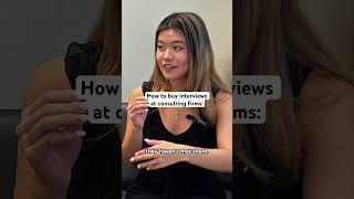 You can buy interviews!? #consulting #intern #internship #jobsearch