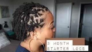 3 Month Comb Coil Starter Loc Update | My First Starter Loc Style