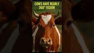 Cows Can See Nearly 360° Around Them! #Shorts