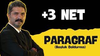 Paragraf | Boşluk Doldurma | +3 NET