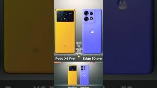 Poco X6 Pro Vs Motorola Edge 50 Pro  #performance 2 #shorts