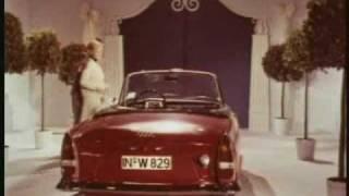 Historischer Werbefilm von DKW/ Auto-Union: F12 Roadster