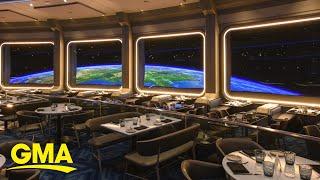 Eat 220 miles above Earth at Disney’s new Space 220 restaurant l GMA