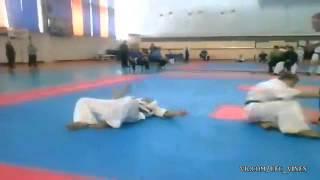 БЕШЕННЫЙ нокаут в каратэ киокушинкай.